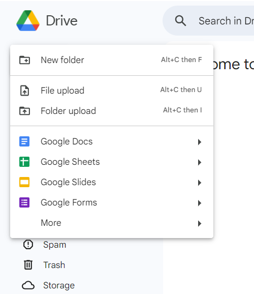 Upload to Google Drive