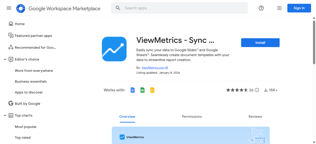 ViewMetrics