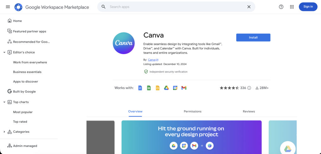 Canva for Google Slides