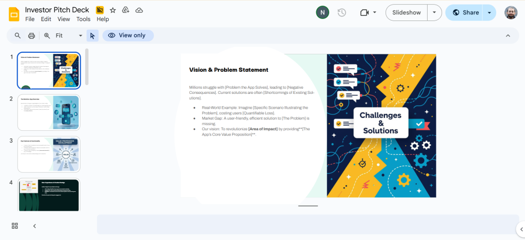 Review the Generated Slides