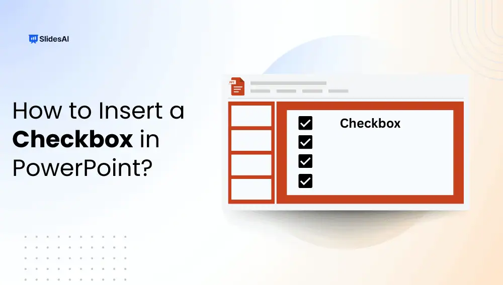 How to Insert a Checkbox in PowerPoint?