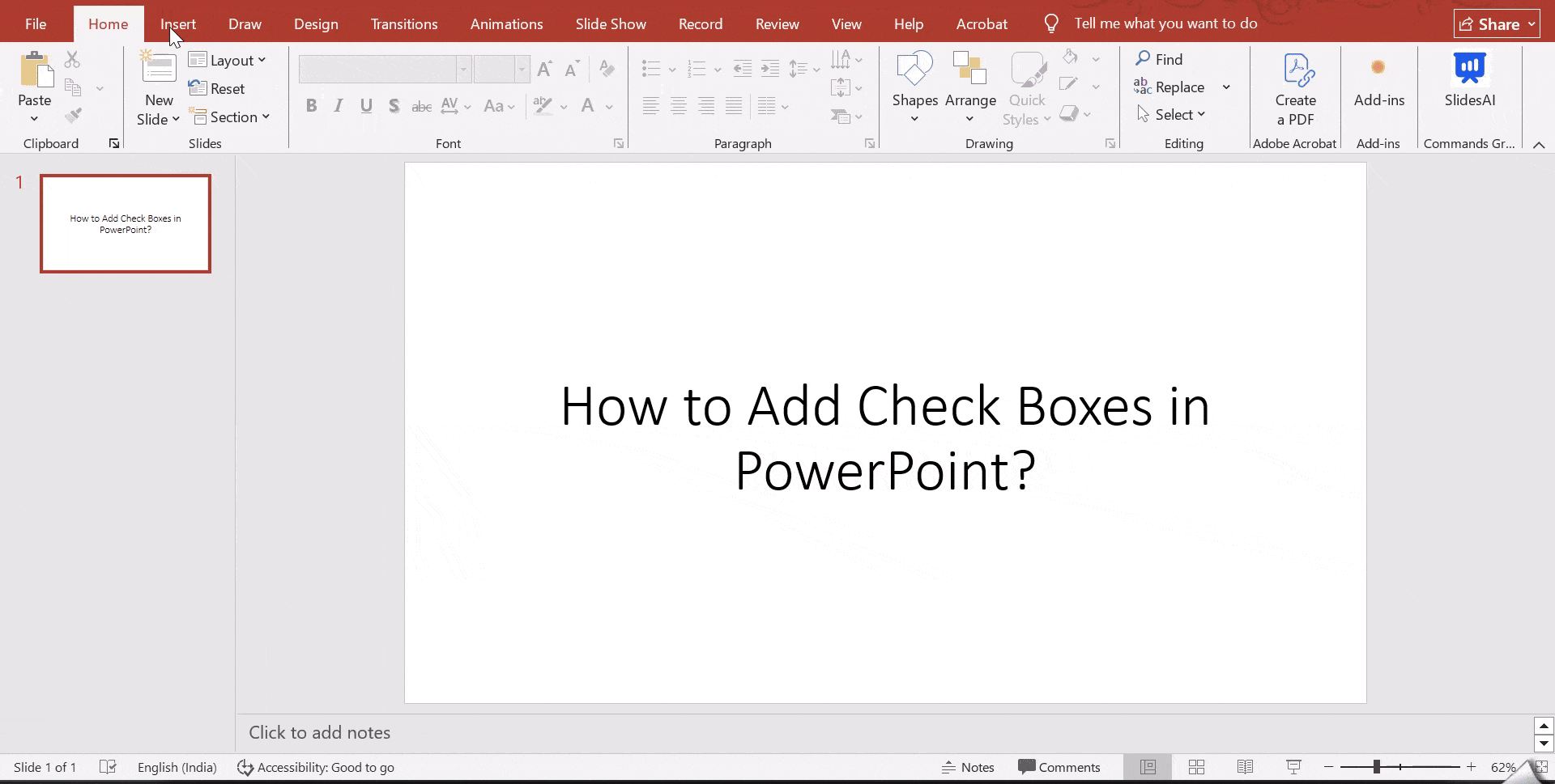 Enable developer mode