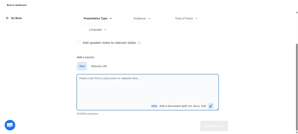 Attach your paper or paste your summarized notes also guide it to make only a 12 slide presentation