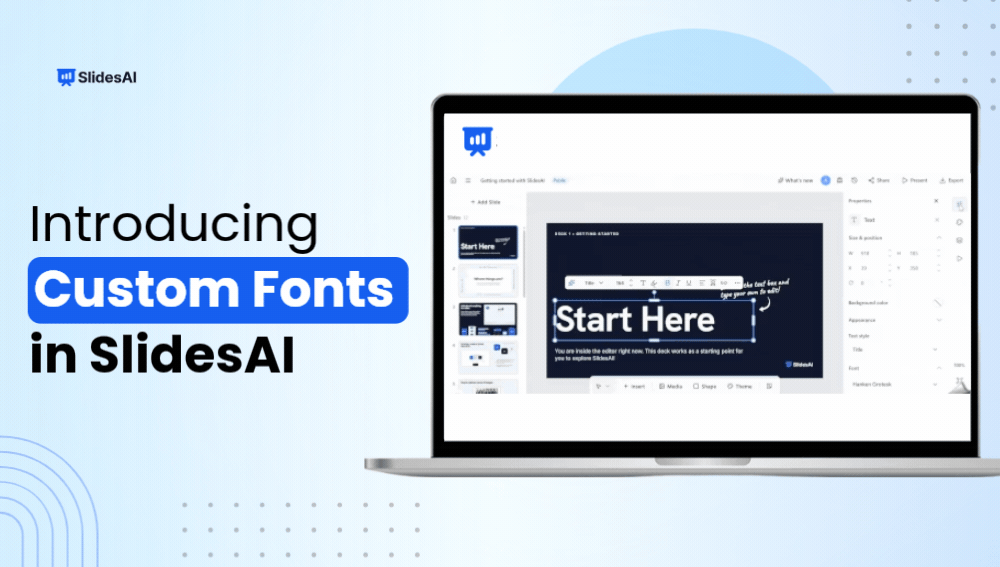 Introducing Custom Fonts in SlidesAI: Design Presentations with Your Own Fonts