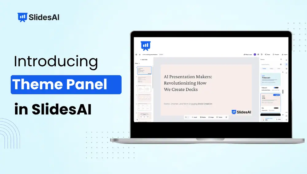 Introducing the Theme Panel in SlidesAI: Transform Your Presentation in One Click